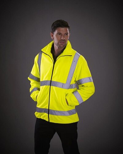 Hi-vis heavyweight fleece jacket (HVK08) - Yoko