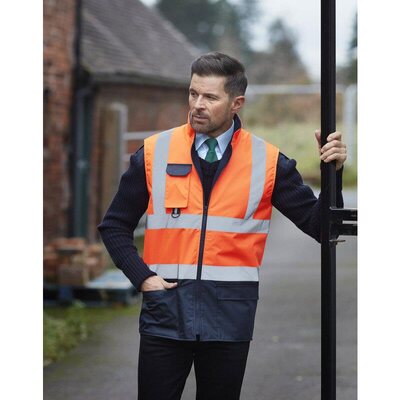 HI-VIS 2 TONE BODYWARMER