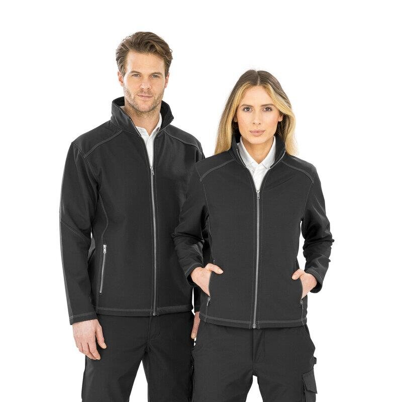 W/GUARD TREBLESTITCH SOFTSHELL