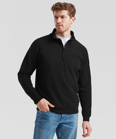 Classic 80/20 zip neck sweatshirt - Fruit of the Loom