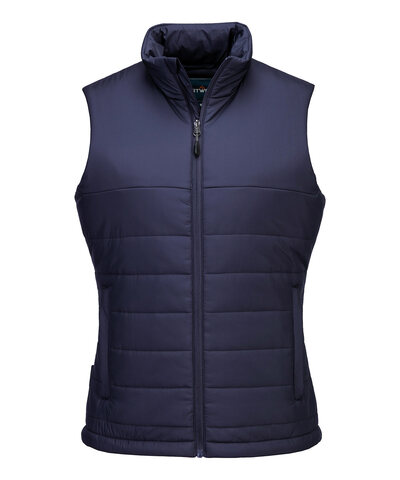 Women's professional insulated baffle gilet (S607)