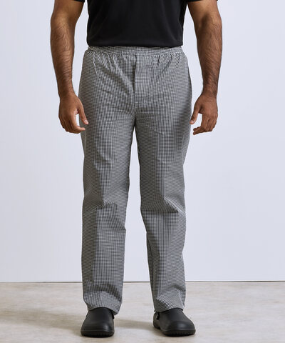 Pull-on chef's trousers