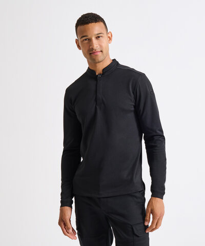 Essential Coolchecker(R) long sleeve chef's shirt