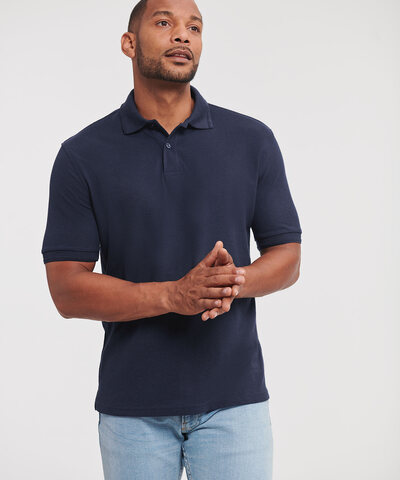 Hard-wearing 60 degC wash polo